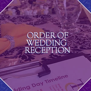 Wedding Reception Programme