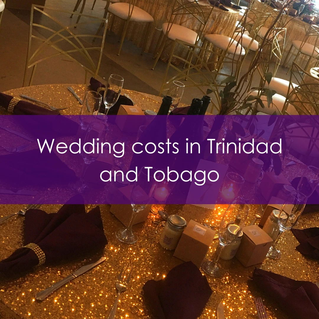 Wedding Costs in Trinidad and Tobago unveiled